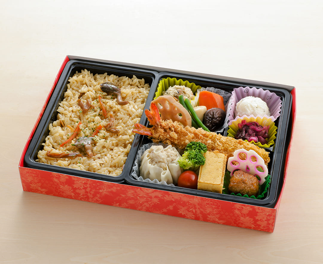 当日注文可能-季節ごはん幕の内弁当 – 食菜工房まる山 いわき平店